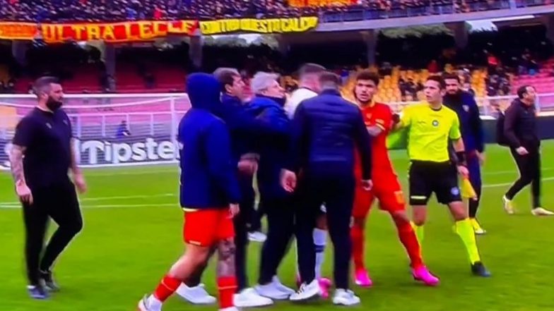 Serie A Team U.S. Lecce Sack Head Coach Roberto D'Aversa After Headbutting Verona Striker Thomas Henry