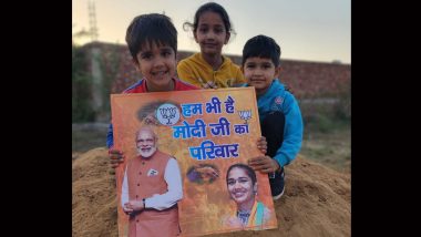 Babita Phogat Shares Photo of Kids Holding Poster With PM Narendra Modi's Pic, Netizens Remind Her EC Prohibition on Involvement of Children in Poll Campaigning