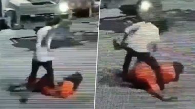 Aligarh Shocker: 'Sadhu' Dragged, Kicked in Uttar Pradesh; Two Arrested (Watch Video)