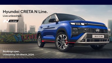 Hyundai Creta N Line To Launch on March 11; Check Confirmed Features, Interior Design and Specifications Ahead of Launch
