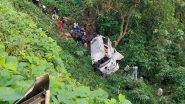 Adimali Road Accident: Three Die As Vehicle Carrying Tourists From Tamil Nadu Plunges Into Gorge in Kerala (See Pic)
