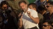 &lsquo;Caste Census is X-ray for India&rsquo;: Congress leader Rahul Gandhi Addresses Bharat Jodo Nyay Yatra in Madhya Pradesh&rsquo;s Ratlam (Watch Video)