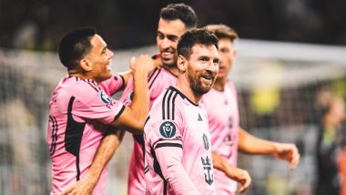 Nashville SC 2–2 Inter Miami, CONCACAF 2024: Lionel Messi, Luis Suarez Score As Herons Secure Away Draw in Round of 16 Match (Watch Highlights)