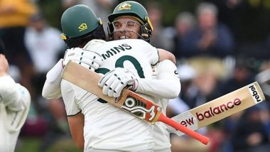 Alex Carey Stars As Australia Beats New Zealand by Three Wickets at Christchurch in NZ vs AUS 2nd Test 2024
