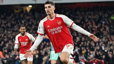 Arsenal 2–1 Brentford, Premier League 2023–24: Kai Havertz Scores Late Winner As Gunners Beat Bees To Go Top of Points Table