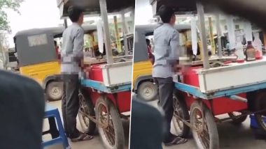 Telangana Shocker: Ice-Cream Vendor Masturbates, Mixes Semen in Falooda in Warangal, Accused Arrested After Disturbing Video Surfaces
