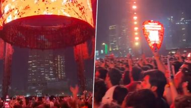 Ed Sheeran Mumbai Concert: Excited Crowd of Fans Await Singer’s Arrival Ahead of His Performance (Watch Video)