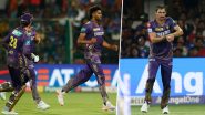 Faf du Plessis Wicket Video: Harshit Rana Dismisses Royal Challengers Bengaluru Captain During RCB vs KKR IPL 2024 Match