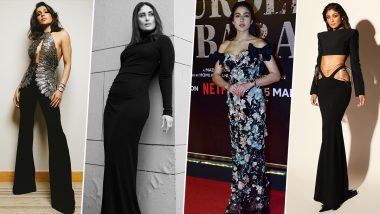 Sara Ali Khan, Kareena Kapoor Khan's Recent Appearances in Black That Impressed Us