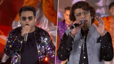 IPL 2024 Opening Ceremony: AR Rahman, Sonu Nigam’Rock Together With Their Performance on ‘Maa Tujhe Salaam’ (Watch Video)
