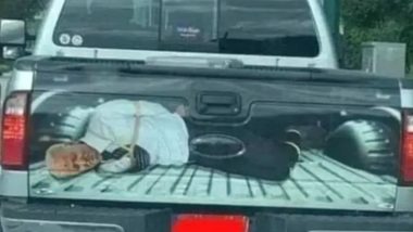 US: Donald Trump Sparks Outrage With Clip Depicting President Joe Biden Tied Up in Pickup Truck, Video Surfaces