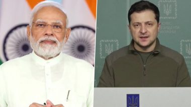 PM Modi-Zelenskyy Phone Call: Ukrainian President Appreciates India’s Support for Ukraine’s Sovereignty, Territorial Integrity Amid War With Russia