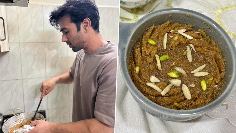 Newlywed Pulkit Samrat Breaks Stereotypes by Making Halwa for His 'Pehli Rasoi'; Wifey Kriti Kharbanda Shares Appreciation Note for Hubby on Insta (See Pics)