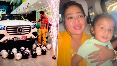 Bharti Singh’s Husband, Haarsh Limbaachiyaa, Buys Rs 1.3 Crore Swanky New Mercedes Car (View Pic and Watch Video)