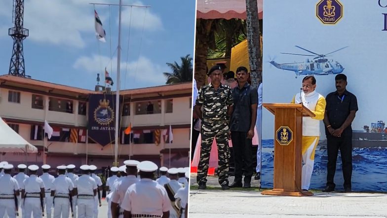 Lakshadweep: Indian Navy Commissions INS Jatayu Base at Minicoy Island To Strengthen Operational Reach (See Pics and Video)