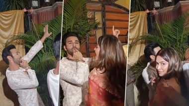 Pulkit Samrat Blows Whistles, Dances With Wife Kriti Kharbanda As Couple Returns To Delhi Home After Their Dreamy Wedding Ceremony (Watch Video)