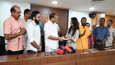 Kerala: Students Evacuated From Ukraine Pay for MoS V Muraleedharan’s Security Deposit for His Lok Sabha Candidature in Attingal (Watch Video)