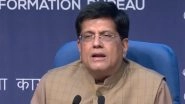 'Stock Market Scam' Charge: BJP Leader Piyush Goyal Hits Back at Rahul Gandhi, Says 'Conspiracy To Mislead Investors'