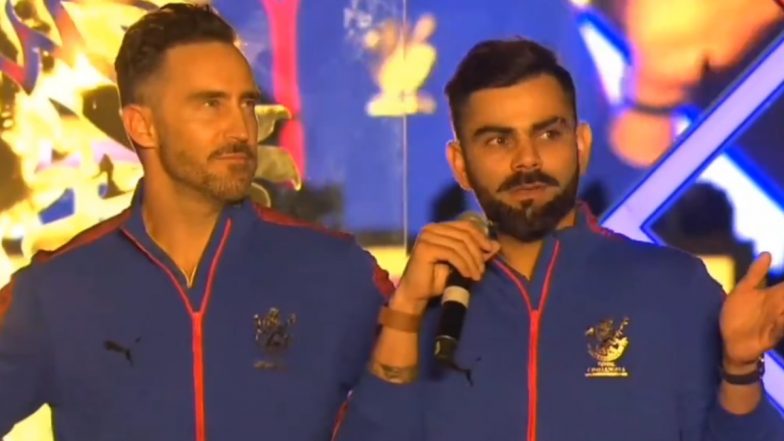 'Idu RCB Hosa Adhyaya' Virat Kohli Speaks Kannada At the RCB Unbox Event in M Chinnaswamy Stadium Ahead of IPL 2024, Video Goes Viral!