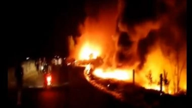 India News | Truck Driver Charred to Death in Odisha's Jharsuguda