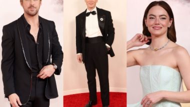 Oscars 2024: Cillian Murphy, Emma Stone, Ryan Gosling, and More Celebs Arrive in Style for 96th Academy Awards (View Pics)