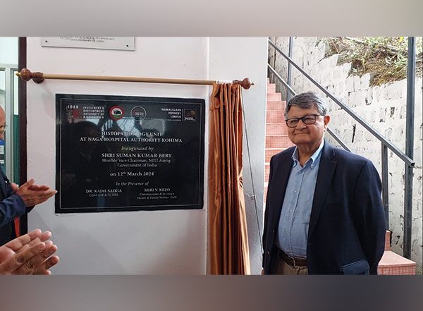 India News | NITI Aayog Vice Chairman Suman Kumar Bery Inaugurates Nagaland's First Histopathology Unit in Kohima