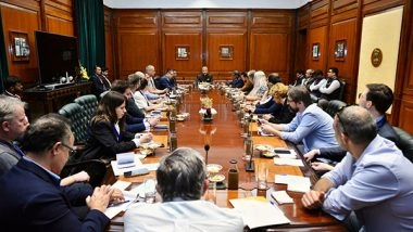 World News | EAM Jaishankar Interacts with Journalists from Central, Eastern European Countries