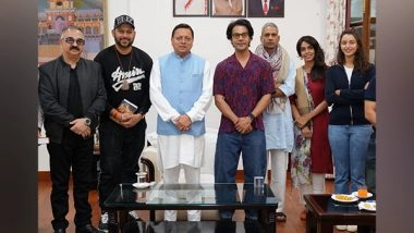 India News | Popular Bollywood Actors Meet Uttarakhand CM Dhami, Discuss Possibilities of Film Production