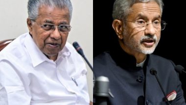 World News | CM Vijayan Seeks Jaishankar's Assistance in Repatriating Three Kerala Men Stuck in Russia Amid Ukraine Conflict