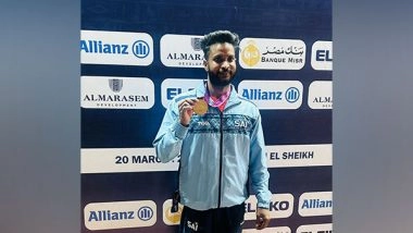 Sports News | Vinay Wins Gold at Para Powerlifting World Cup in Egypt