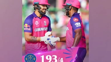 Sports News | IPL 2024: Sanju Samson's Magnificent 82* Guides RR to 193/4 Against LSG