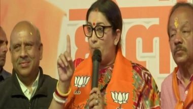 India News | Election Has to Be Fought at Booth Level to Achieve Target of 400 Seats: Union Minister Smriti Irani