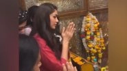 Entertainment News | Mrunal Thakur Offers Prayers at Sri Yellamma Pochamma Temple Ahead of 'Family Star' Release