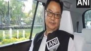 India News | Kiren Rijiju Confident of NDA Govt's Third Term, Says 'blueprint to Make Viksit Bharat in Next 25 Years Ready'