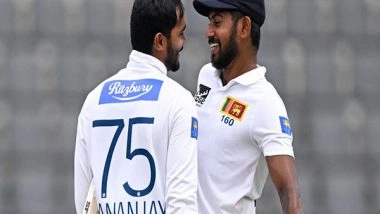 Sports News | 1st Test: Vishwa, Dhananjaya, Kamindu Put Sri Lanka on Cusp of Massive Win Against Bangladesh
