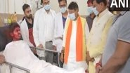 India News | MP CM Mohan Yadav Meets Injured in Fire Incident at Ujjain's Mahakal Temple at Indore Hospital