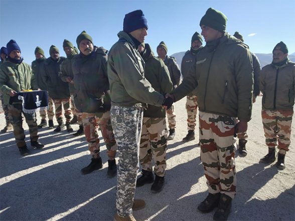 India News | Air Marshal Visits Forward Posts in Eastern Ladakh, Celebrate Holi with Army, ITBP and IAF - Vimarsana News