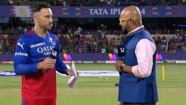 Sports News | IPL 2024: Royal Challengers Bengaluru Win Toss, Opt to Field Against Punjab Kings