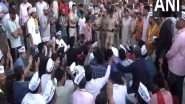 India News | Delhi: AAP Workers Stage Protest Outside Delhi's Mandawali Police Station over Pandav Nagar Rape Case