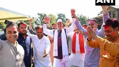 India News | Uttarakhand: CM Dhami Attends Holi Milan Programme at His Residence in Dehradun