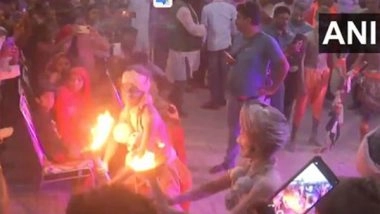 India News | Uttar Pradesh:  'Masaan' Holi Celebrated in Gorakhpur