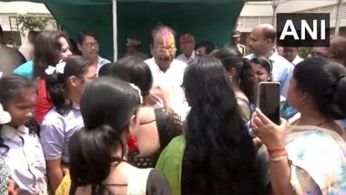 India News | Tripura Governor N. Indrasena Reddy Celebrates Holi at Raj Bhawan