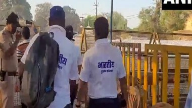 India News | Madhya Pradesh: ASI Continues Survey at Bhojshala Complex in Dhar for Fifth Day