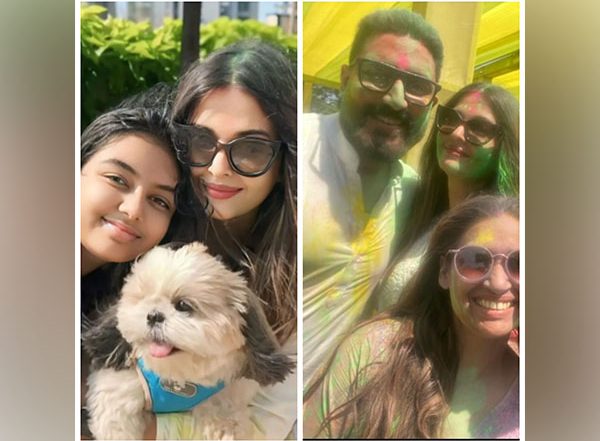 Abhishek Bachchan and Aishwarya Rai Bachchan’s Colourful Holi Bash With Friends Goes Viral (View Pics)