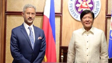 World News | EAM Jaishankar Conveys PM Modi's Greetings as He Calls on Philippine President Marcos