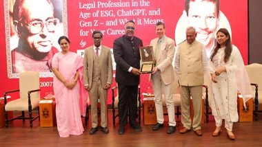Business News | Harvard Law School Vice Dean, Prof. David Wilkins Delivers Dr. L.M. Singhvi Memorial Lecture at Jindal Global Law School