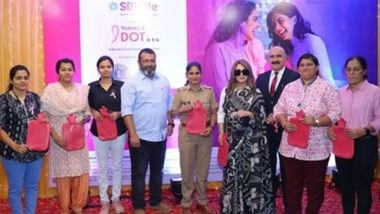 Business News | SBI Life Organizes 'Thanks A Dot'- Breast Cancer Awareness Program for Women Officers of Mumbai Police to Promote Self-breast Examination