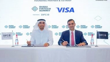 Business News | Visa Joins Dubai FinTech Summit as Founding Partner & Co-Host