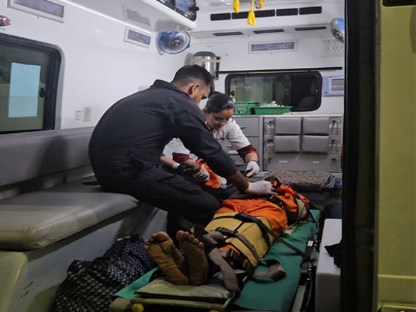 India News | India Coast Guard Evacuates Ailing Man from Tugboat off Gujarat Coast - Vimarsana News