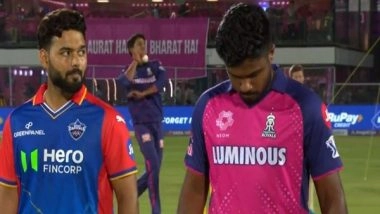 Sports News | IPL 2024: Delhi Capitals Win Toss, Decide to Field First Against Rajasthan Royals